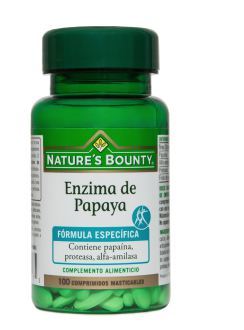 Nature's Bounty Papaye Enzyme 100 Comprim&eacute;s &agrave; croquer