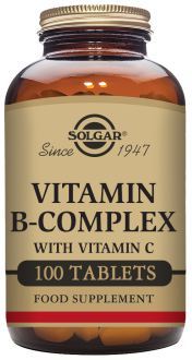 Solgar Vitamine B-complex met vitamine C tabletten