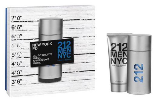 Carolina Herrera 212 EDT 3.4floz homme 2pcs+3.4 after shave #2 (8411061764053)