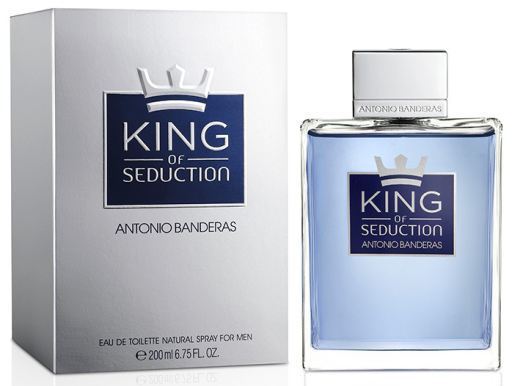 King Of Seduction Eau De Toilette Deluxe Metalbox Antonio Banderas - Perfume Masculino - 200Ml (8411061822227)