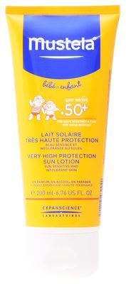 mustela very high protection sun lotion spf 50 200 ml