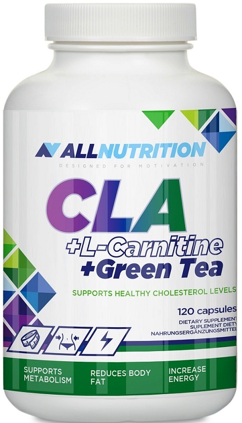 ALL TION CLA+L-CARNITINE+GREEN TEA - 120 CAPS