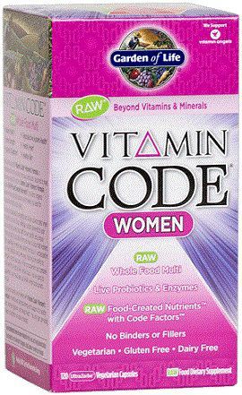 Garden Of Life Vitamin Code Women 120 Capsules