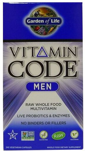 Garden Of Life Vitamin Code Men 240 Vcaps