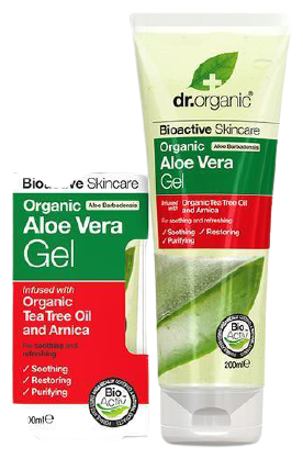 Dr. Organic Vera Gel with Organic Tea and Arnica 200 ml