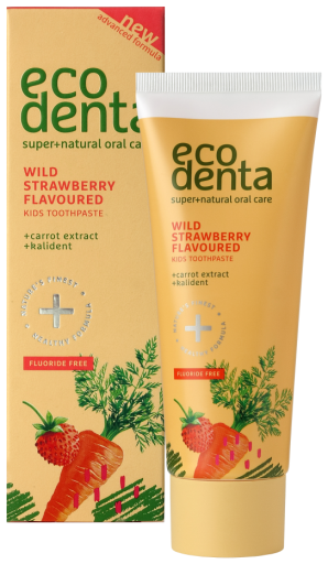 Ecodenta ワイルドストロベリーフレーバー歯磨き粉75ml